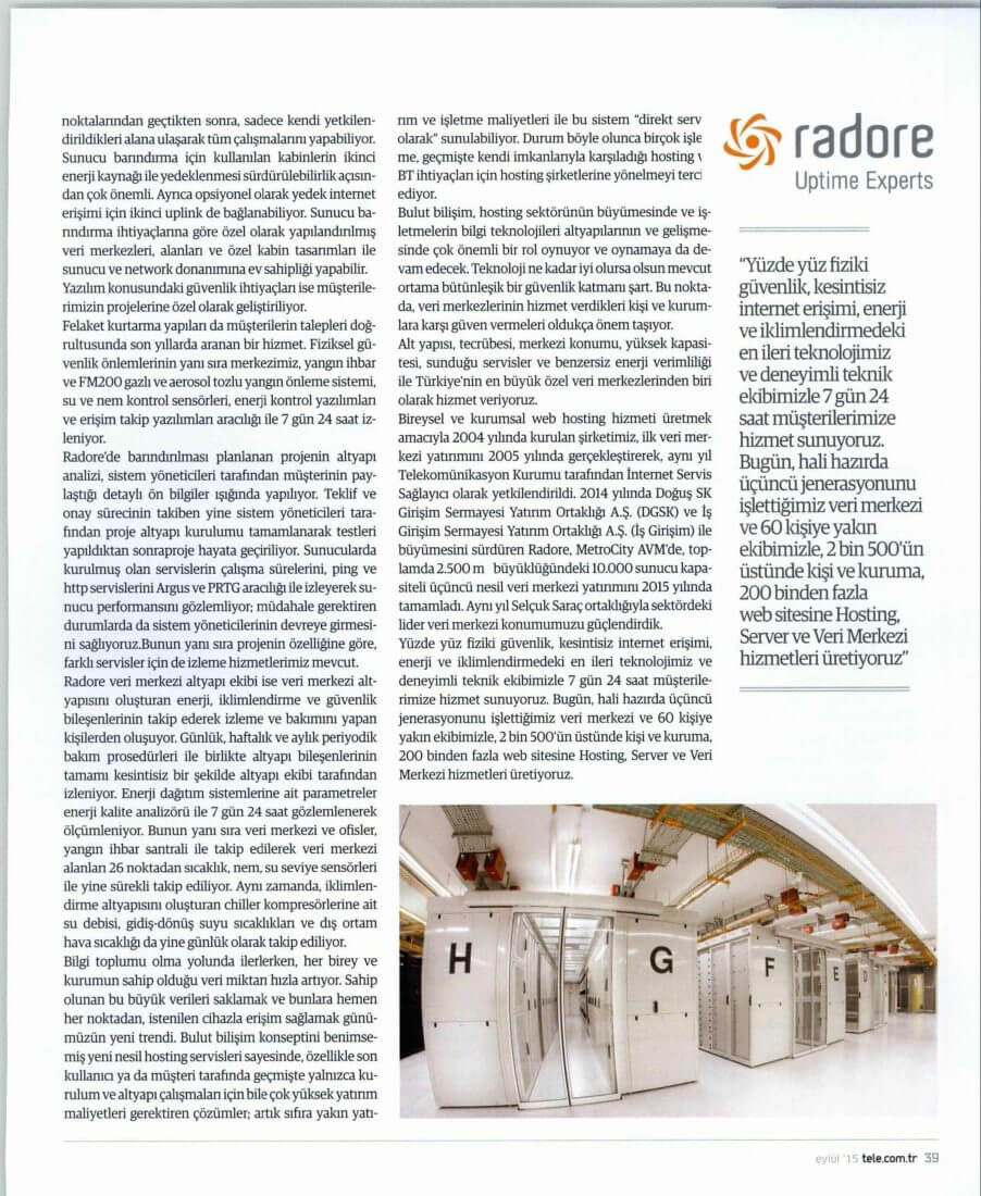 Tele.com.tr Dergisi - Radore 2